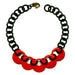 Horn & Lacquer Chain Necklace #13015 - HORN JEWELRY