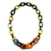 Horn & Lacquer Chain Necklace #13065 - HORN JEWELRY
