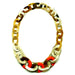 Horn & Lacquer Chain Necklace #13280 - HORN JEWELRY