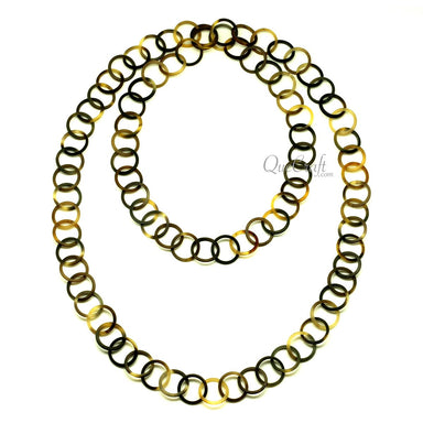 Horn Chain Necklace #13383 - HORN JEWELRY