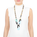 Horn & Lacquer Chain Necklace #13593 - HORN JEWELRY