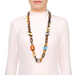 Horn & Lacquer Chain Necklace #13617 - HORN JEWELRY