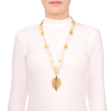 Horn Chain Necklace #13633 - HORN JEWELRY