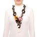 Horn & Lacquer Chain Necklace #13653 - HORN JEWELRY