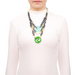 Horn & Lacquer Chain Necklace #13668 - HORN JEWELRY