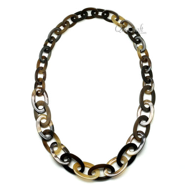 Horn Chain Necklace #5319 - HORN JEWELRY