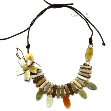 Horn String Necklace #11736 - HORN JEWELRY