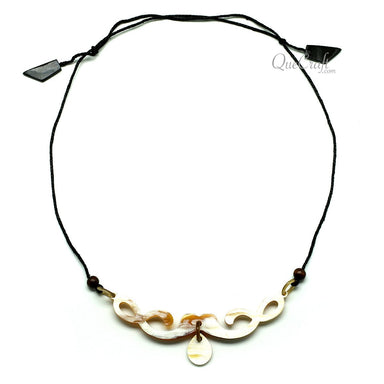 Horn String Necklace #12140 - HORN JEWELRY