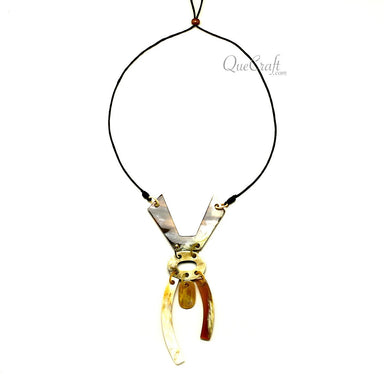 Horn String Necklace #12217 - HORN JEWELRY
