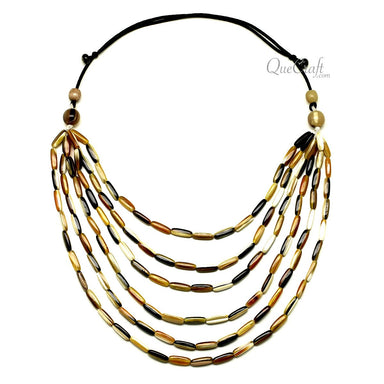 Horn String Necklace #12315 - HORN JEWELRY