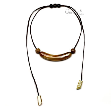Horn String Necklace #12592 - HORN JEWELRY