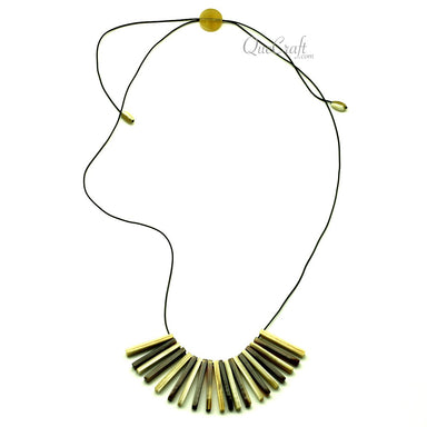 Horn String Necklace #13343 - HORN JEWELRY