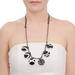Horn & Lacquer String Necklace #13987 - HORN JEWELRY