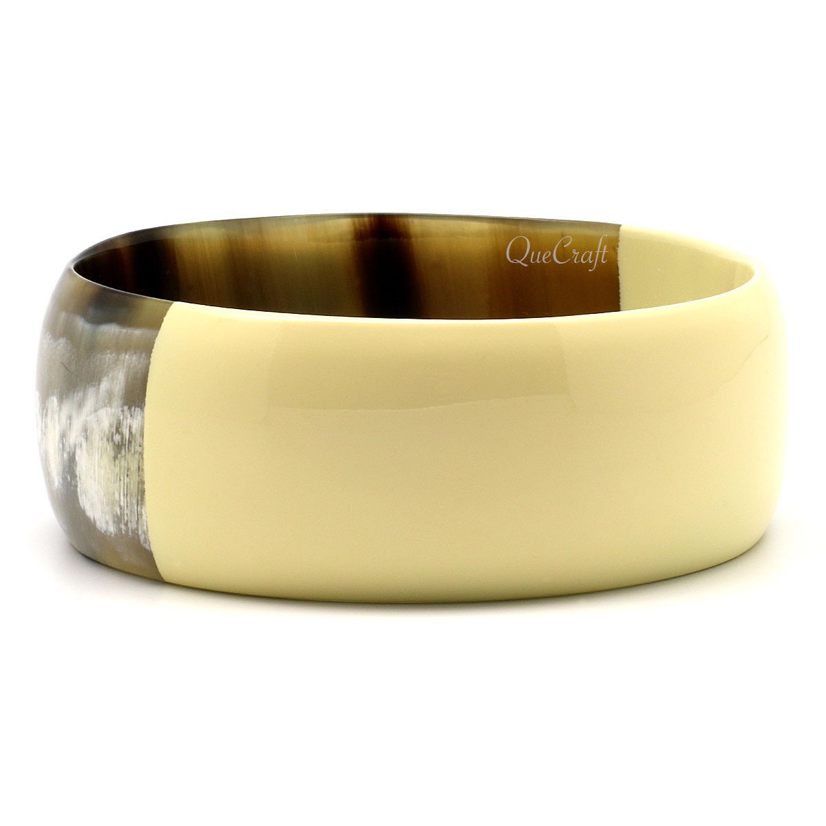 Horn & Lacquer Bangle Bracelet #9623 - HORN JEWELRY
