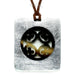 Horn & Lacquer Pendant #10442 - HORN JEWELRY