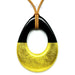Horn & Lacquer Pendant #11719 - HORN JEWELRY