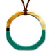 Horn & Lacquer Pendant #11751 - HORN JEWELRY