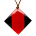 Horn & Lacquer Pendant #11855 - HORN JEWELRY