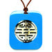 Horn & Lacquer Pendant #12073 - HORN JEWELRY
