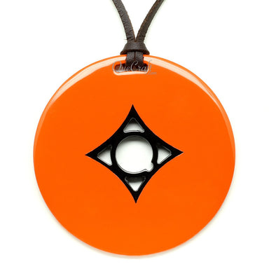 Horn & Lacquer Pendant #12142 - HORN JEWELRY