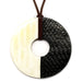 Horn & Leather Pendant #12485 - HORN JEWELRY