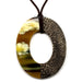 Horn & Leather Pendant #12507 - HORN JEWELRY