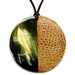 Horn & Leather Pendant #12512 - HORN JEWELRY