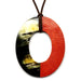 Horn & Leather Pendant #12516 - HORN JEWELRY