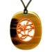 Horn & Lacquer Pendant #12757 - HORN JEWELRY