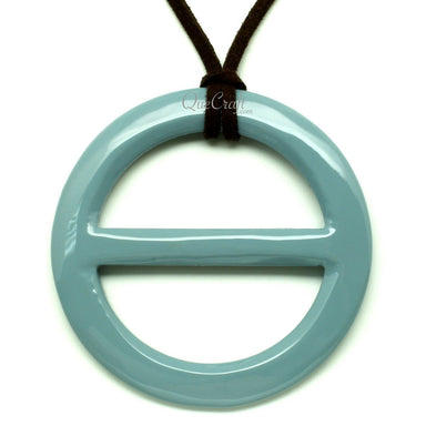 Horn & Lacquer Pendant #12908 - HORN JEWELRY