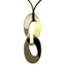 Horn & Lacquer Pendant #13045 - HORN JEWELRY
