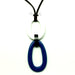 Horn & Lacquer Pendant #13049 - HORN JEWELRY