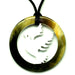 Horn & Lacquer Pendant #13086 - HORN JEWELRY