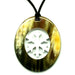 Horn & Lacquer Pendant #13088 - HORN JEWELRY