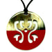 Horn & Lacquer Pendant #13092 - HORN JEWELRY