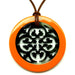Horn & Lacquer Pendant #13121 - HORN JEWELRY