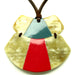 Horn & Lacquer Pendant #13219 - HORN JEWELRY