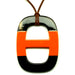 Horn & Lacquer Pendant #13223 - HORN JEWELRY