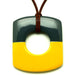 Horn & Lacquer Pendant #13226 - HORN JEWELRY
