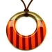 Horn & Lacquer Pendant #13229 - HORN JEWELRY