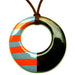Horn & Lacquer Pendant #13230 - HORN JEWELRY