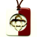 Horn & Lacquer Pendant #13233 - HORN JEWELRY