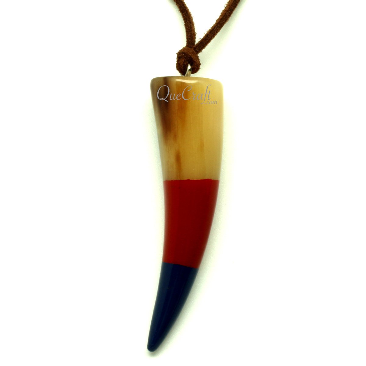 Horn & Lacquer Pendant #13237 - HORN JEWELRY