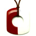 Horn & Lacquer Pendant #13242 - HORN JEWELRY