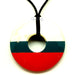 Horn & Lacquer Pendant #13436 - HORN JEWELRY