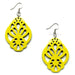 Horn & Lacquer Earrings #11097 - HORN JEWELRY