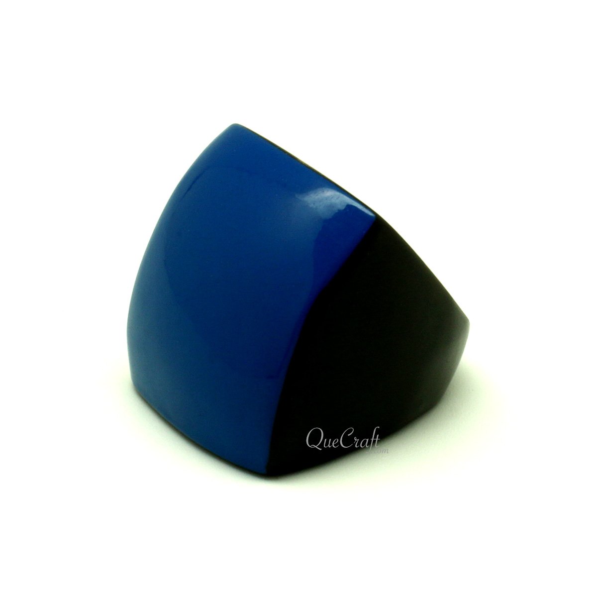 Horn & Lacquer Ring #13299 - HORN JEWELRY