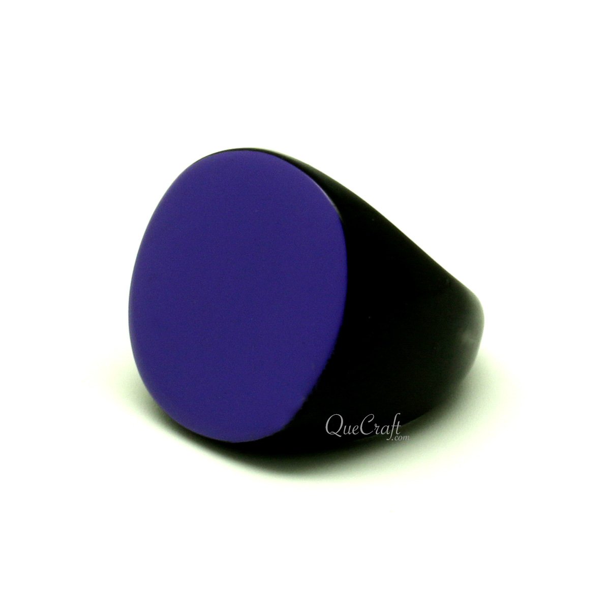 Horn & Lacquer Ring #13301 - HORN JEWELRY