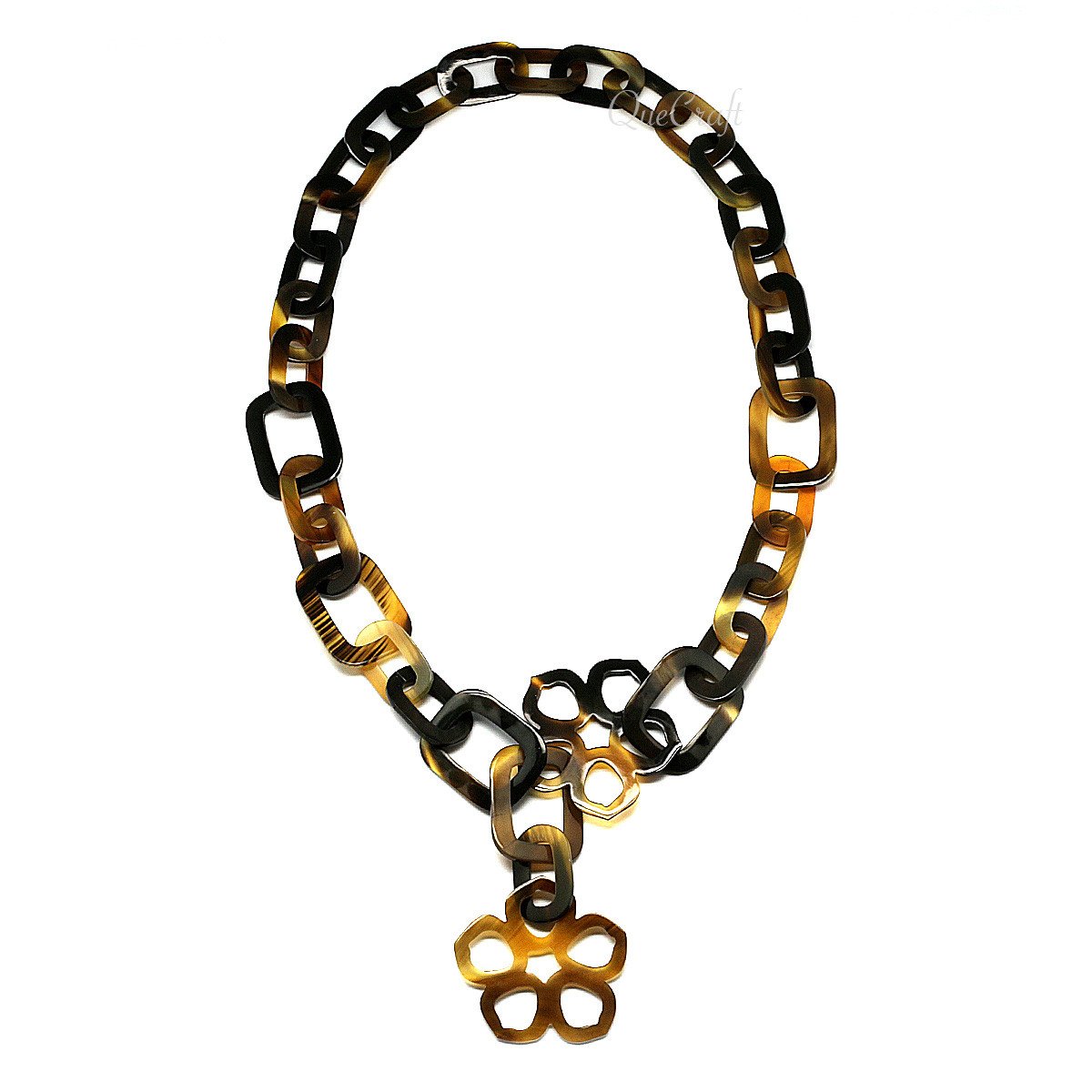 Horn Chain Necklace #9698 - HORN JEWELRY