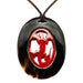 Horn & Lacquer Pendant #6453 - HORN JEWELRY